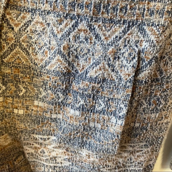 Lucky Brand Aztec Boho Open Front Wrap Cardigan Sweater Women's Size Small - Picture 6 of 8